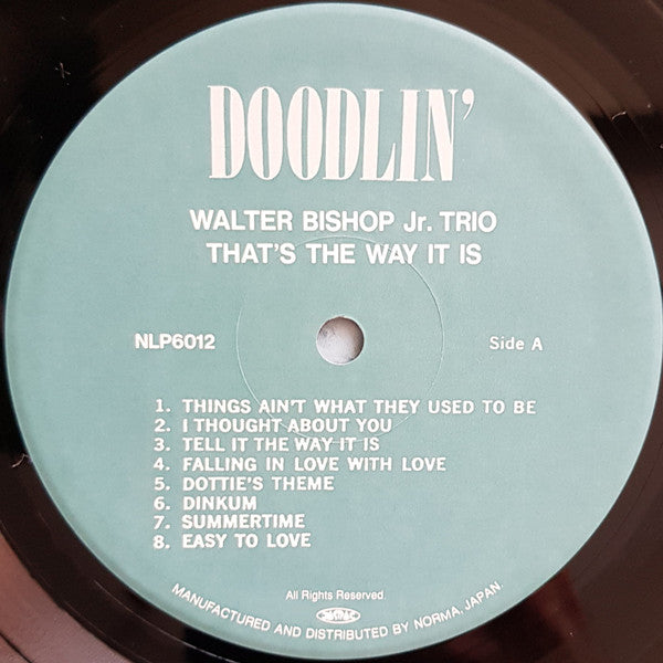 The Walter Bishop Jr. Trio* - That's The Way It Is (LP, Album, RE)