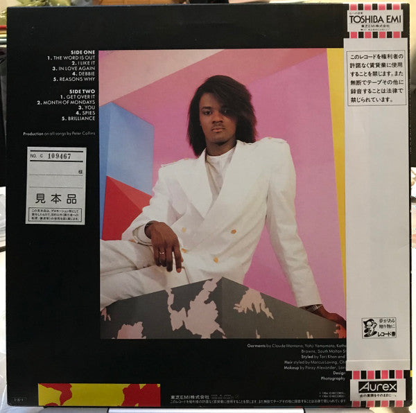 Jermaine Stewart - The Word Is Out (LP, Album, Promo)