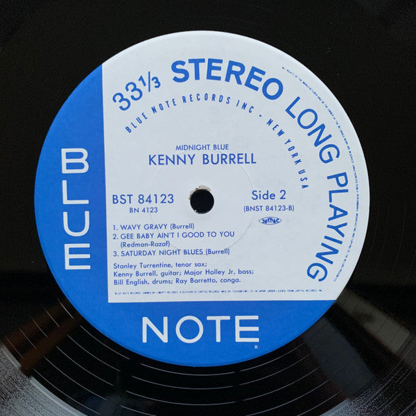 Kenny Burrell - Midnight Blue (LP, Album, RE)