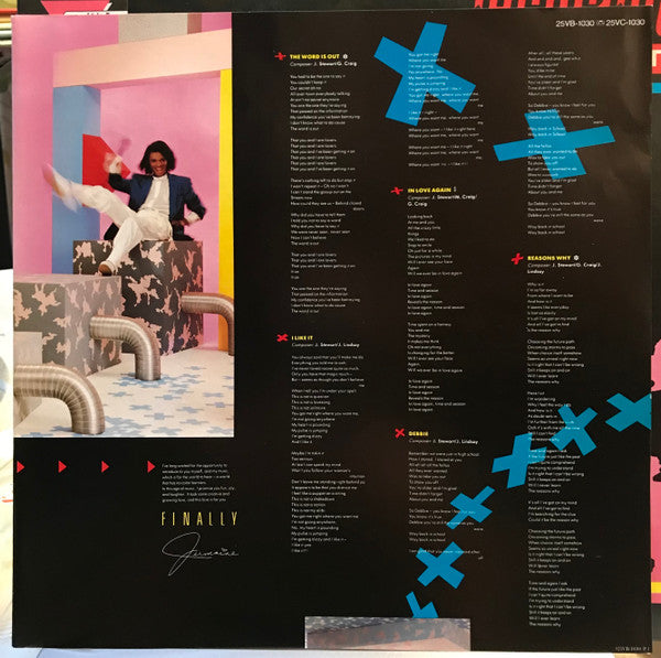 Jermaine Stewart - The Word Is Out (LP, Album, Promo)