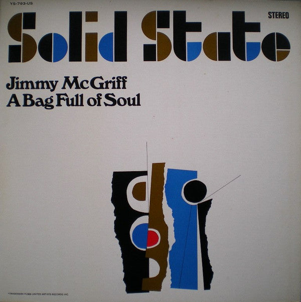 Jimmy McGriff - A Bag Full Of Soul (LP, Album, Gat)