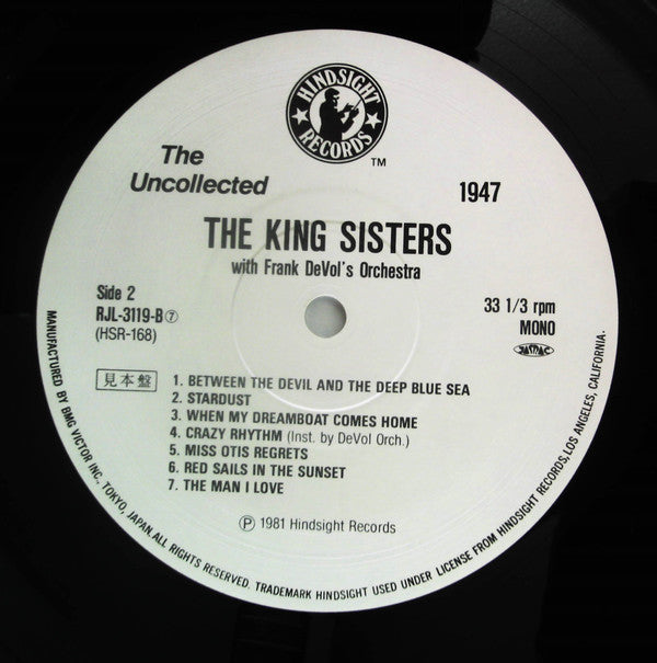 The King Sisters - The Uncollected The King Sisters With Frank DeVo...