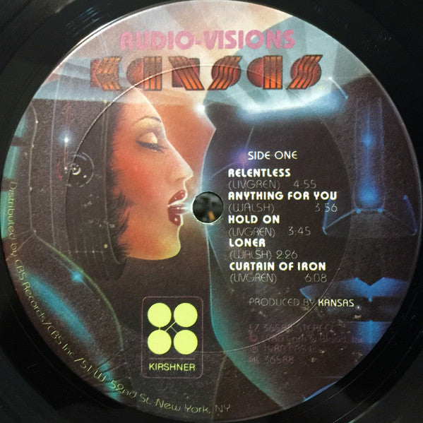 Kansas (2) - Audio-Visions (LP, Album, Pit)