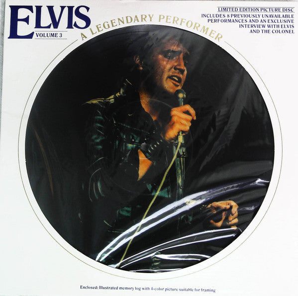 Elvis Presley - A Legendary Performer - Volume 3(LP, Comp, Ltd, Pic...