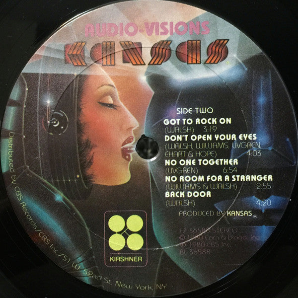 Kansas (2) - Audio-Visions (LP, Album, Pit)