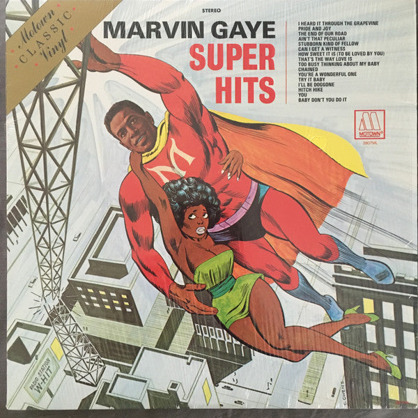 Marvin Gaye - Super Hits (LP, Comp, RE)