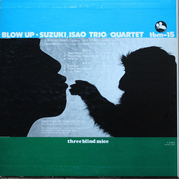 Isao Suzuki Trio - Blow Up = ブロー・アップ(LP, Album, RP)