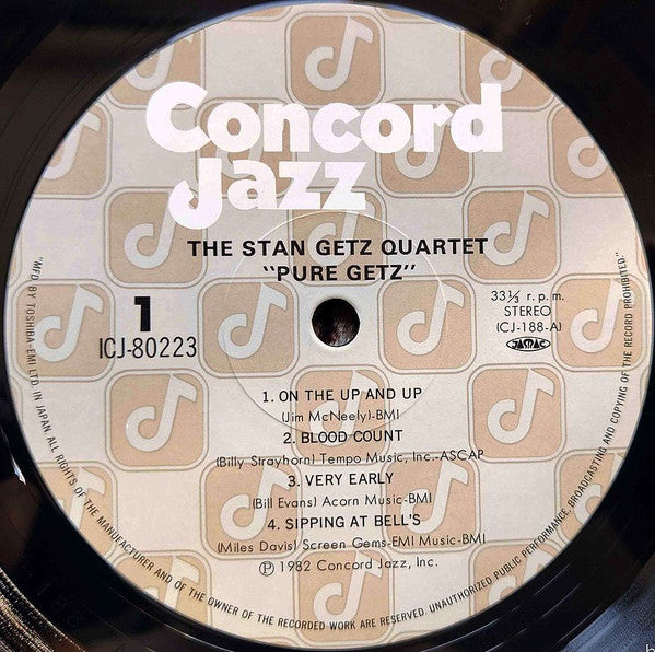 The Stan Getz Quartet* - Pure Getz (LP, Album)