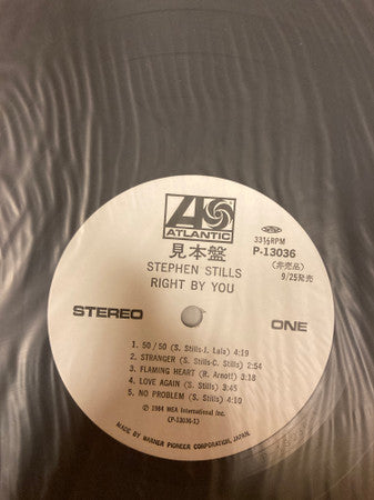Stephen Stills - Right By You (LP, Album, Promo)