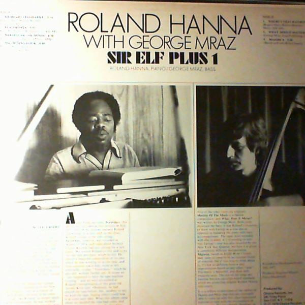 Roland Hanna, George Mraz - Sir Elf Plus 1 (LP, Album)