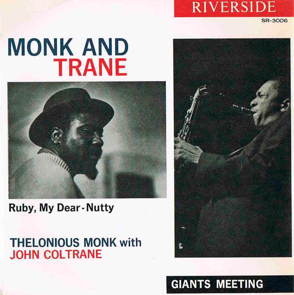 Thelonious Monk & John Coltrane - Monk And Trane (7"", Single, Mono)