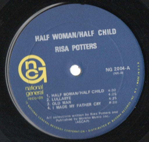 Risa Potters - Half Woman/Half Child (LP, Album)