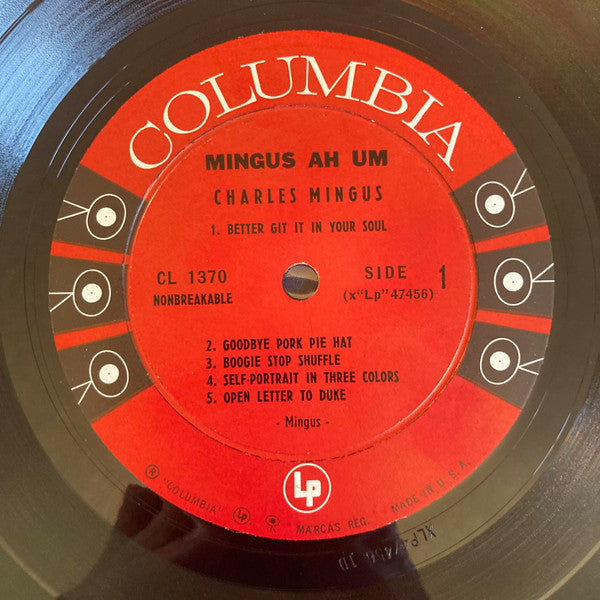 Charles Mingus - Mingus Ah Um (LP, Album, Mono)