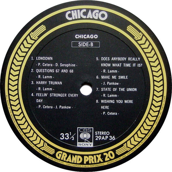 Chicago (2) - Grand Prix 20 (LP, Comp)