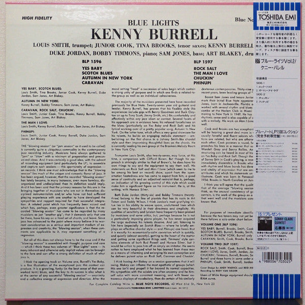 Kenny Burrell - Blue Lights, Volume 2 (LP, Album, Mono, Ltd, RE)