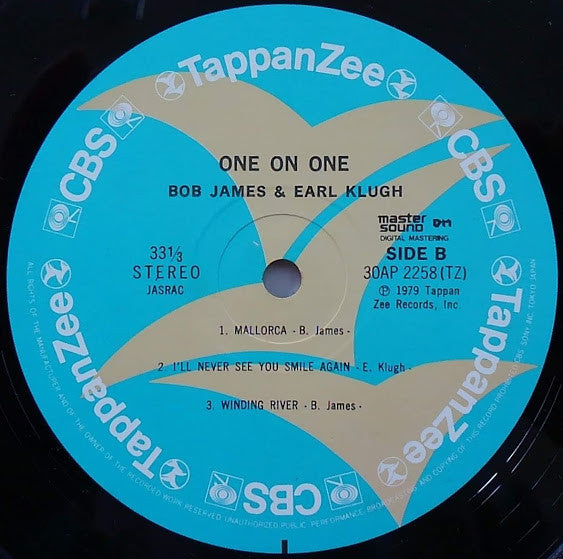 Bob James And Earl Klugh - One On One (LP, Album, RE, Gat)