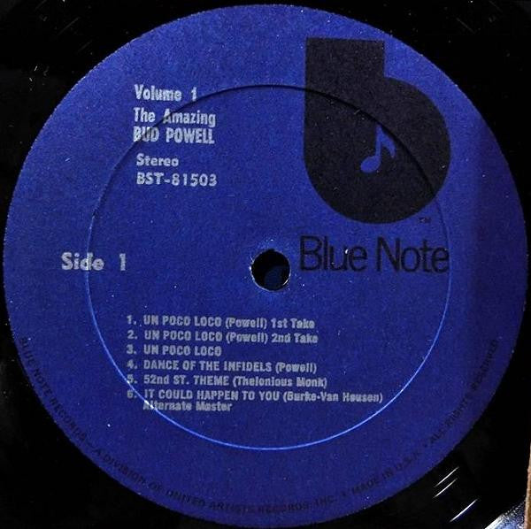 Bud Powell - The Amazing Bud Powell, Volume 1 (LP, Album, RE, RM)