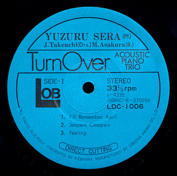 Yuzuru Sera Trio / Kenji Enatsu Trio - Turn Over (LP)