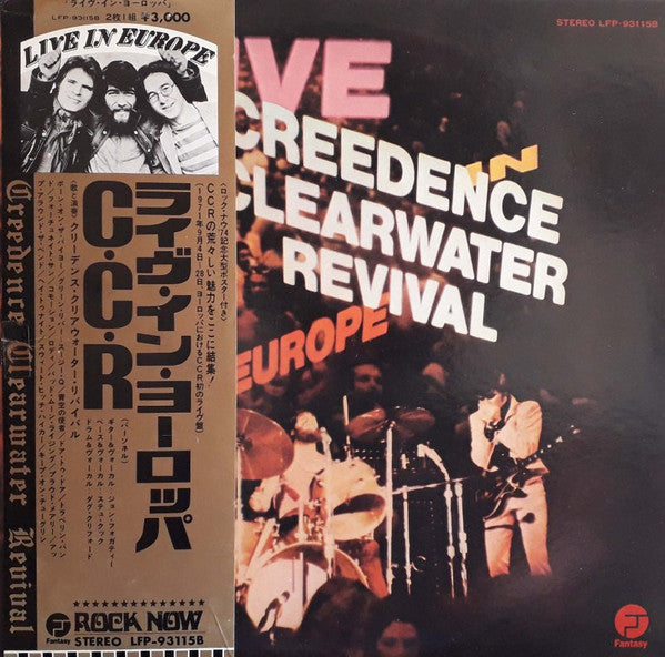 Creedence Clearwater Revival - Live In Europe (2xLP, Album)