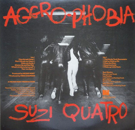 Suzi Quatro - Aggro-Phobia (LP, Album, Gat)
