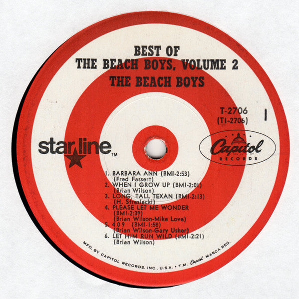 The Beach Boys - Best Of The Beach Boys Vol. 2 (LP, Comp, Mono)