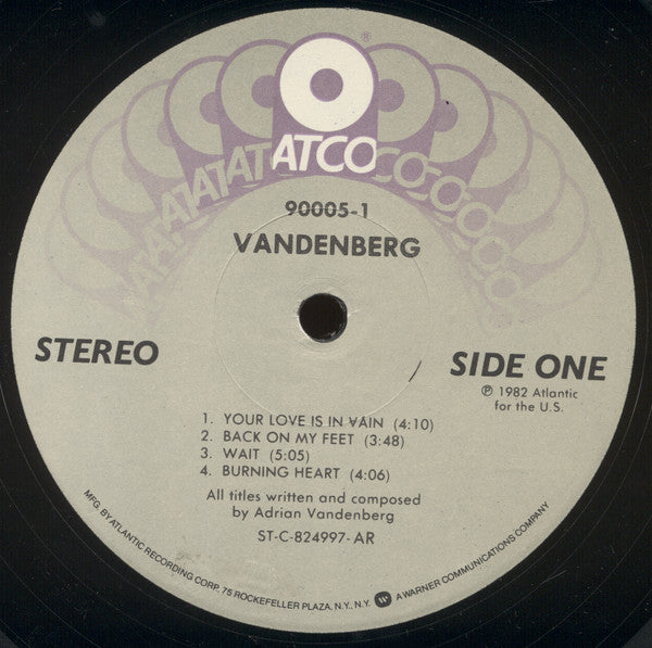 Vandenberg - Vandenberg (LP, Album, All)