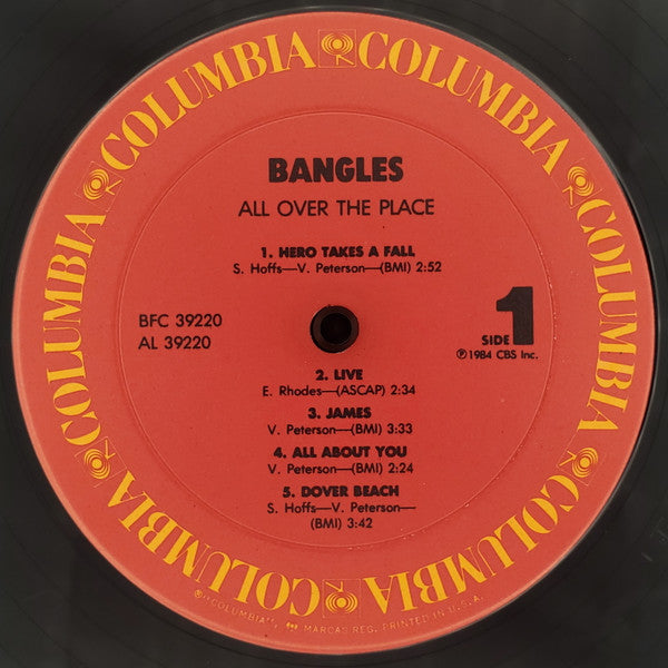 Bangles - All Over The Place (LP, Album, Pit)
