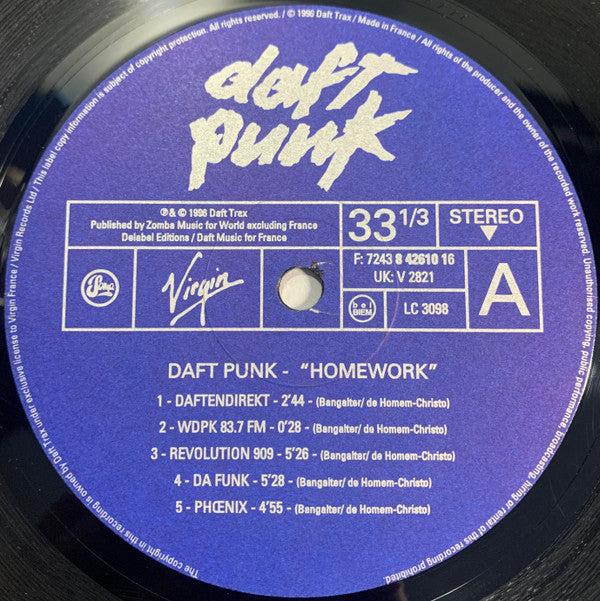 Daft Punk - Homework (2xLP, Album)