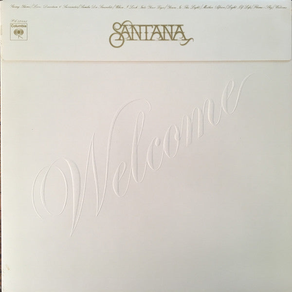 Santana - Welcome (LP, Album, San)