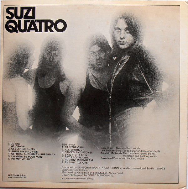 Suzi Quatro - Suzi Quatro (LP, Album, Gat)