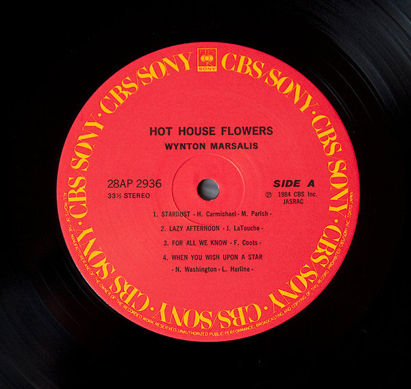 Wynton Marsalis - Hot House Flowers (LP, Album)