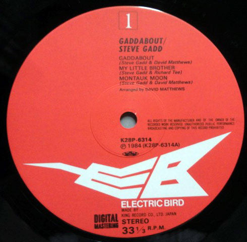 Steve Gadd - Gaddabout (LP, Album)