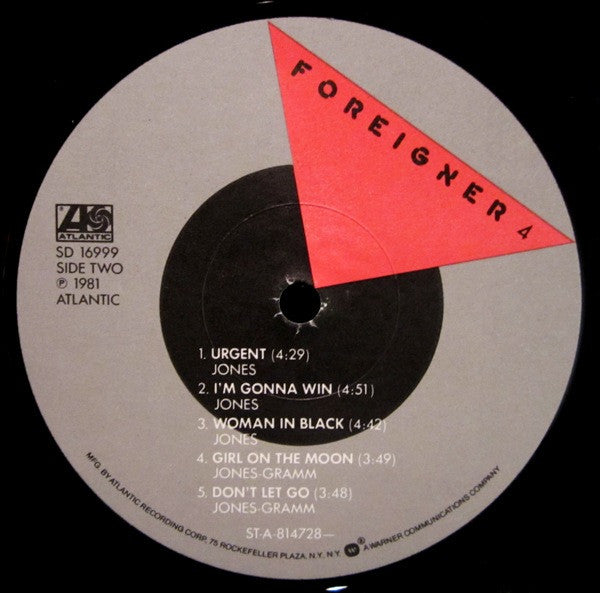 Foreigner - 4 (LP, Album, All)