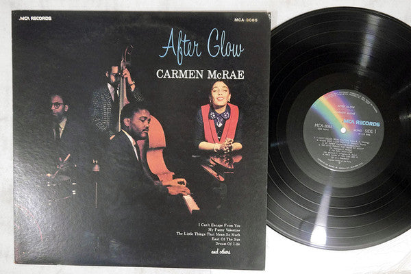 Carmen McRae - After Glow (LP, Album, Mono)