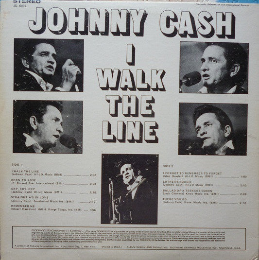 Johnny Cash - I Walk The Line (LP, Comp)