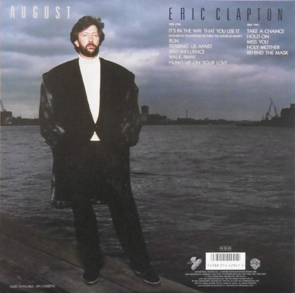 Eric Clapton - August (LP, Album, Gat)