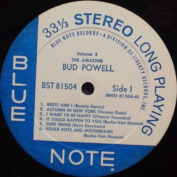 Bud Powell - The Amazing Bud Powell, Volume 2 (LP, Album, RE, RM)