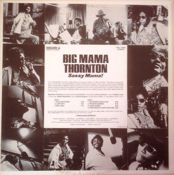 Big Mama Thornton - Sassy Mama! (LP, Album)