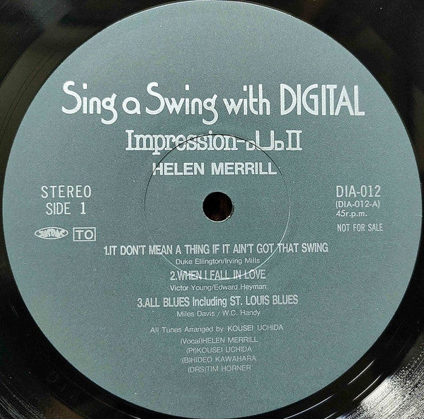 Helen Merrill - Sing A Swing With Digital (LP, Album, Promo)