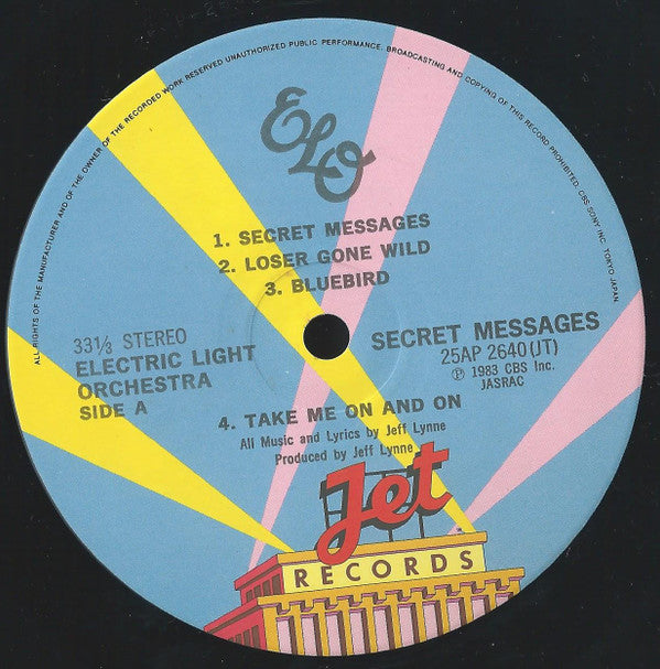Electric Light Orchestra - Secret Messages (LP, Album)