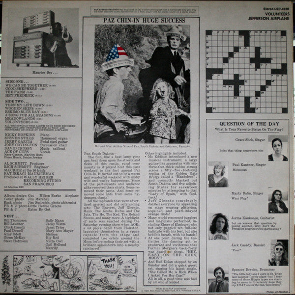 Jefferson Airplane - Volunteers (LP, Album, Hol)