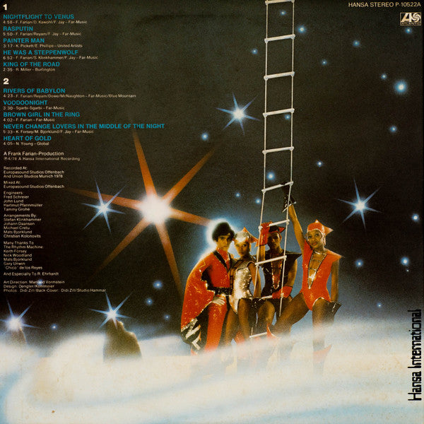 Boney M. - Nightflight To Venus (LP, Album, Gat)