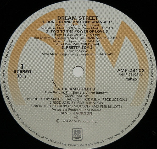 Janet Jackson - Dream Street (LP, Album)