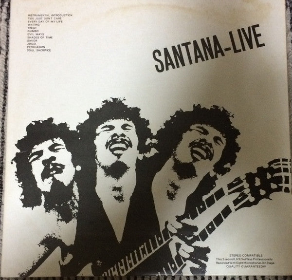 Santana - Live (2xLP, Unofficial)