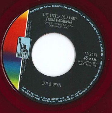 Jan & Dean - The Little Old Lady From Pasadena / Surf City(7", Sing...