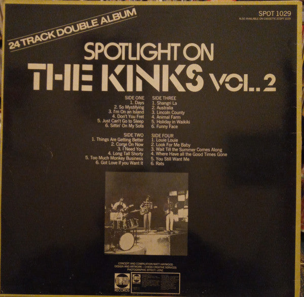 The Kinks - Spotlight On The Kinks Vol. 2 (2xLP, Comp)