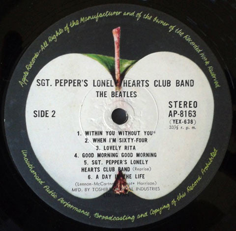 The Beatles - Sgt. Pepper's Lonely Hearts Club Band(LP, Stereo, Alb...