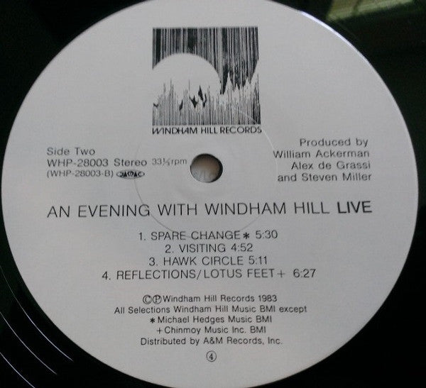 Various - An Evening With Windham Hill Live (LP, Album)