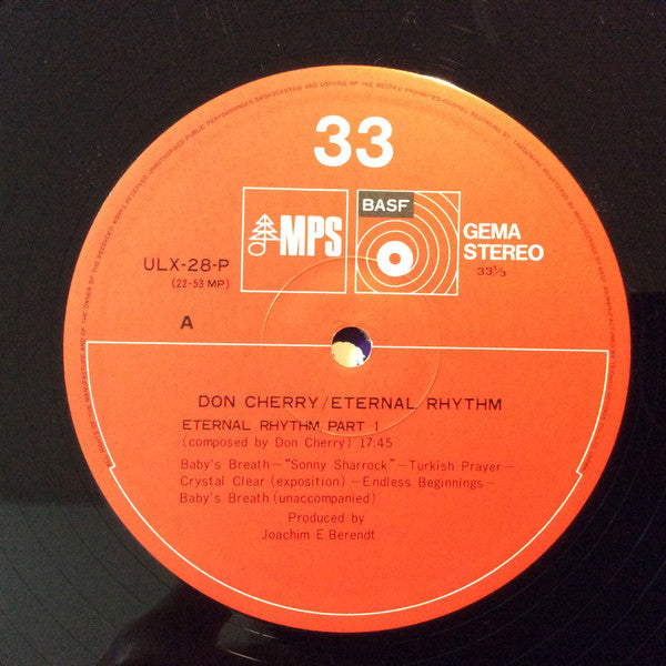 Don Cherry - Eternal Rhythm (LP, Album, RE)