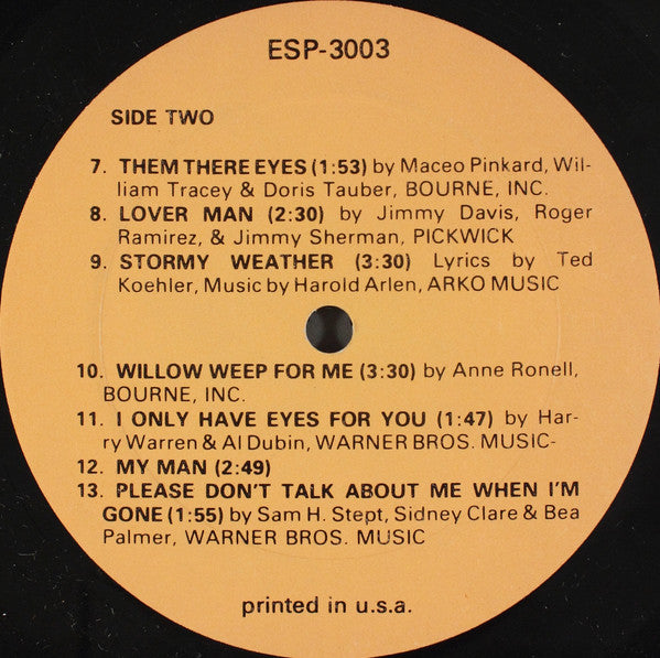 Billie Holiday - 1953-56 Radio & TV  Broadcasts Volume 2(LP, Album,...